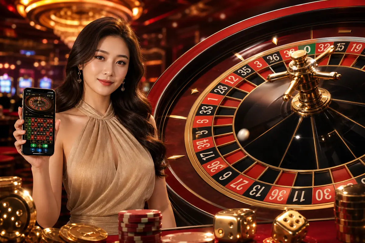 winjaya Casino antaramuka telefon bimbit skrin penuh